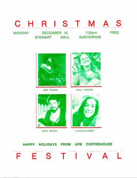 Christmas Festival event poster, St. Cloud State University
