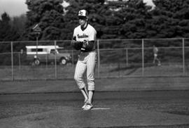 Dave Neubauer prepares to pitch during a St. Cloud State University baseball game against Northern State University