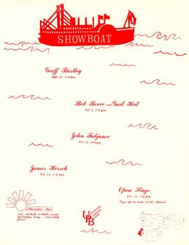 Showboat room event poster, St. Cloud State University