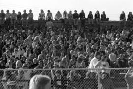 Crowd at St. Cloud State homecoming football game vs. Moorhead State University