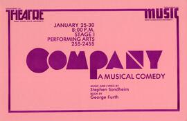 Company theatre production poster, St. Cloud State University