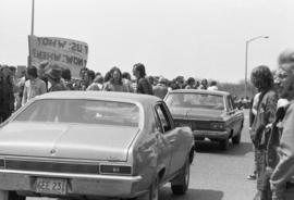 Students protest, Day of Peace protest, St. Cloud State University