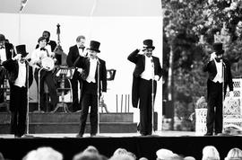 Dancers perform on stage, Lemonade Concert and Art Fair, St. Cloud State University