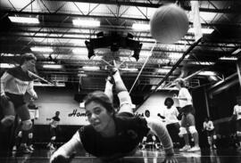 St. Cloud State volleyball team plays against the University of Minnesota-Duluth