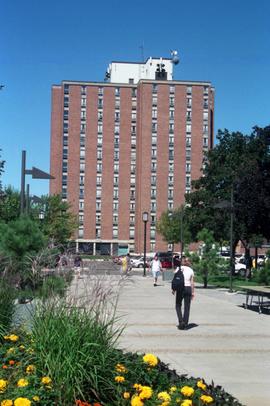 Sherburne Hall (1969), exterior, St. Cloud State University