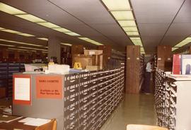 Mircoform storage, Centennial Hall (1971), St. Cloud State University