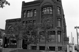 Grand Mantel Saloon in First National Bank building, downtown St. Cloud on St. Germain