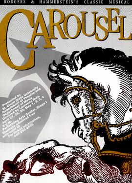 Carousel theatre production poster, St. Cloud State University
