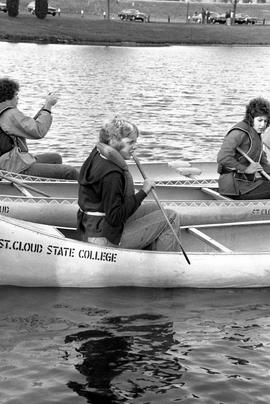 Homecoming canoe race, St. Cloud State University