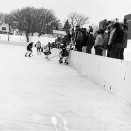 St. Cloud State University plays against Lakehead University in men's hockey