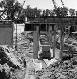 Performing Arts Center (1968) construction site, St. Cloud State University