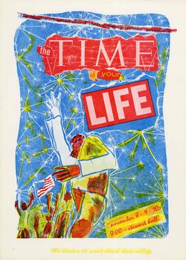 The Time of Your Life theatre production poster, St. Cloud State University