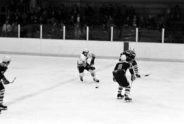 St. Cloud State University plays against St. John's University in men's hockey