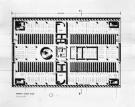 Centennial Hall (1971), fourth floor floor plan, St. Cloud State University