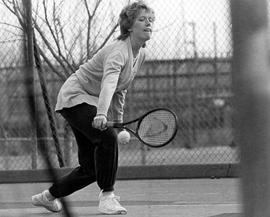 Tennis player Judi McDonald, St. Cloud State University