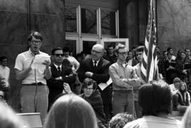 Vietnam War protest on campus, St. Cloud State University