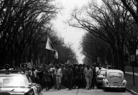 Vietnam War protesters march to downtown St. Cloud