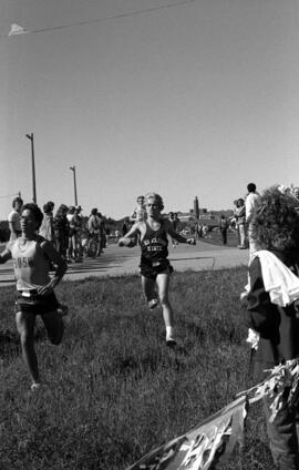 Scott Ergen competes in a cross country meet, St. Cloud State University
