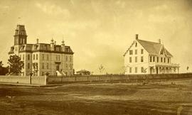 Old Main Building (1874) and Stearns House (1869), St. Cloud State University