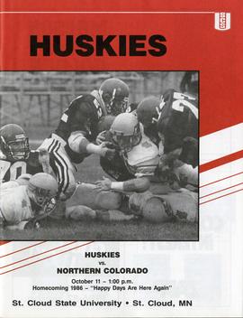 Football program cover, St. Cloud State University