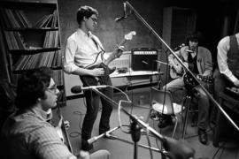 Mike Opatz, Jeff Wood, and Pete Lawler play together as Almost Gentlemen, St. Cloud State University