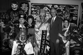 Bruce and Kathyrn Grube attend the International Festival, St. Cloud State University