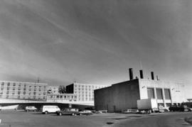 Maintenance Building and Heating Plant (1964) and Shoemaker Hall (1915), St. Cloud State University