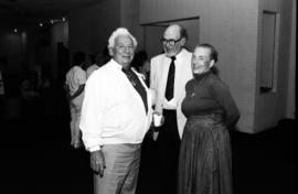 Charles Huntington and two others in Atwood Memorial Center (1966), Lemonade Concert and Art Fair...
