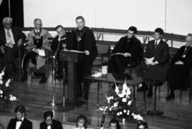 Charles Graham speaks, Charles Graham inauguration, St. Cloud State University