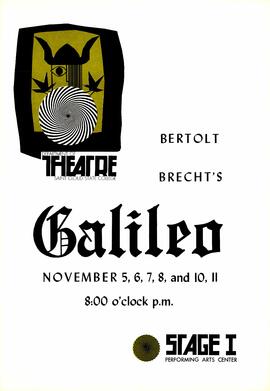 Galileo theatre production poster, St. Cloud State University