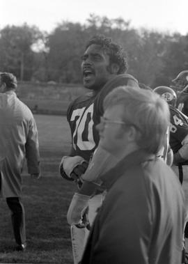 Football game, St. Cloud State University vs. Michigan Tech University