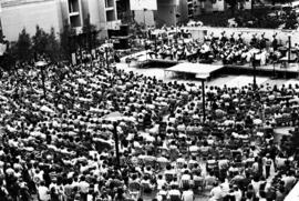 An orchestra plays, Lemonade Concert and Art Fair, St. Cloud State University