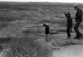 Frank Howe, Bill Ruff, Kevin Bestgin visit the Grand Canyon during a St. Cloud State University sponsored trip