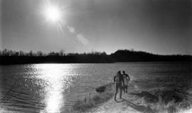 St. Cloud State University Scuba Club members prepare for a dive