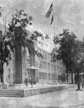 Stewart Hall (1948), exterior, St. Cloud State University