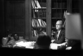 B-SURE members occupy President Robert Wick's Whitney House (1956) office, St. Cloud State University