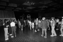 People watch the Suburbs play at the Atwood Memorial Center ballroom, St. Cloud State University