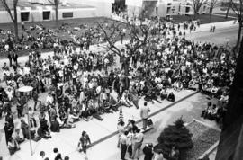 Vietnam War protest on campus, St. Cloud State University