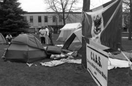 MEChA hunger strike site, St. Cloud State University