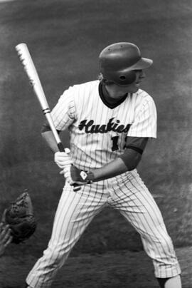 Bob Hegman gets ready to bat during a St. Cloud State University baseball game
