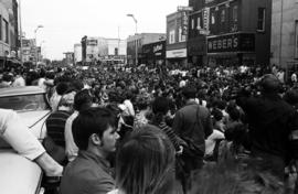 Vietnam War protest in downtown St. Cloud