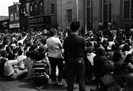 Vietnam War protest in downtown St. Cloud