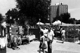 Vendors display their merchandise, Lemonade Concert and Art Fair, St. Cloud State University