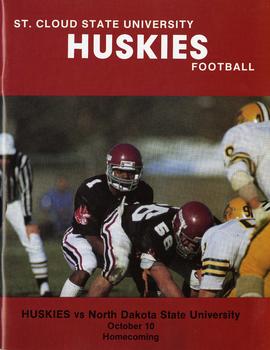 Football program cover, St. Cloud State University