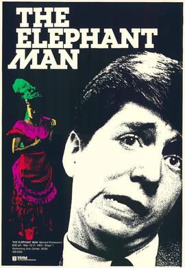 The Elephant Man, theater production poster, St. Cloud State University