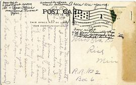 Verso of Old Main Postcard