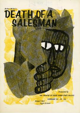 Death of a Salesman theatre production poster, St. Cloud State University