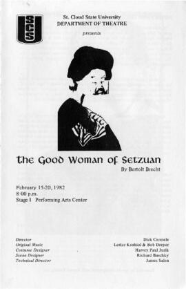 The Good Woman of Setzuan theatre production program, St. Cloud State University