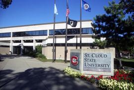 Administrative Services building (1975), exterior, St. Cloud State University