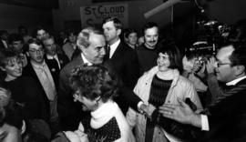 Supporters meet with Bob Dole at the St. Cloud Holiday Inn